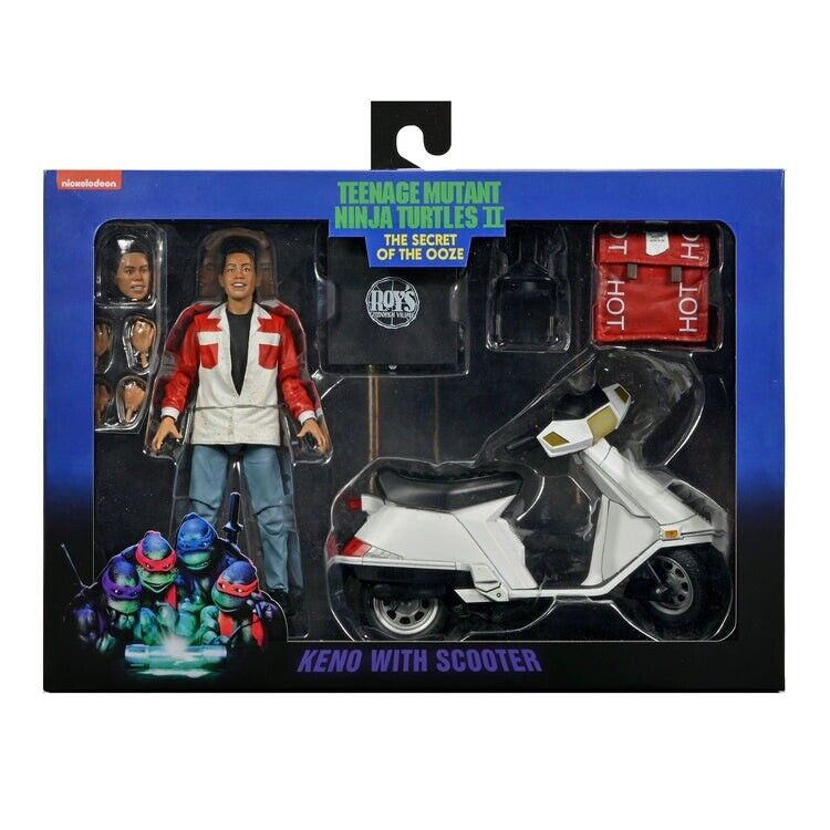 Autographed TMNT NECA (Keno with Scooter)